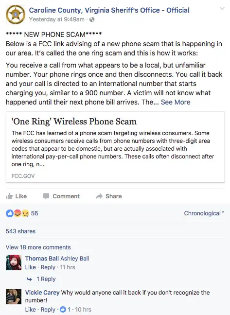 phone scam