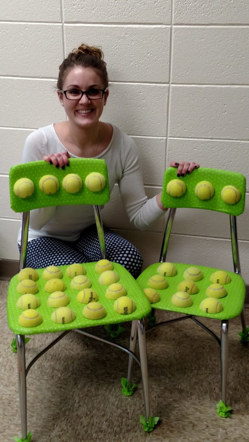 tennis ball chair