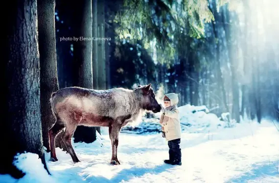 children and animals