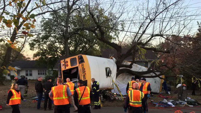 school bus crash