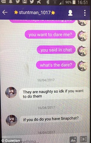 pedophile messages