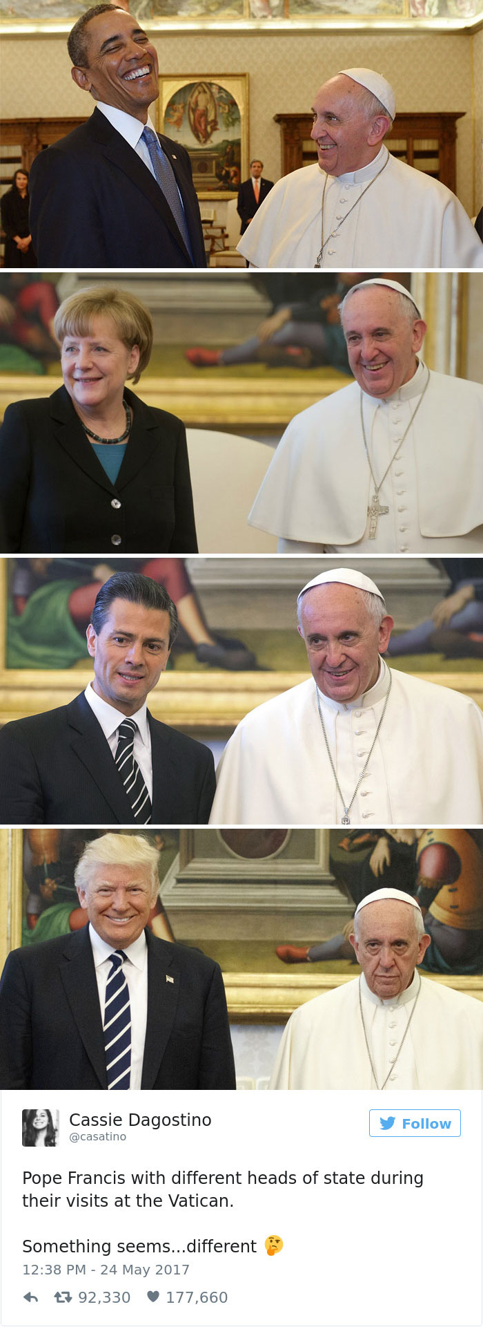 Pope meets Trump