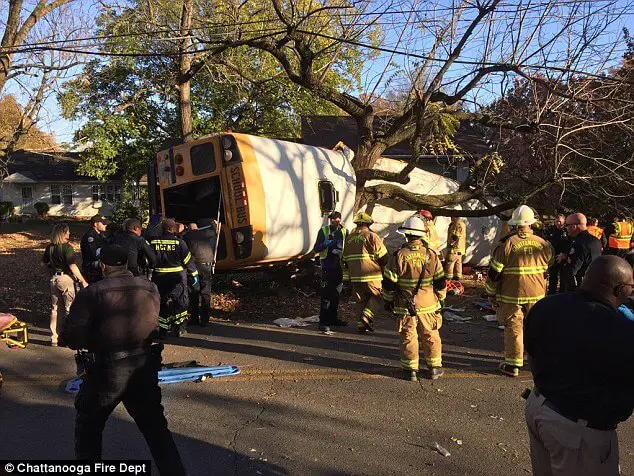 school bus crash