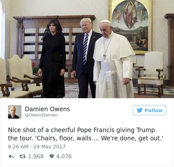 Pope meets Trump