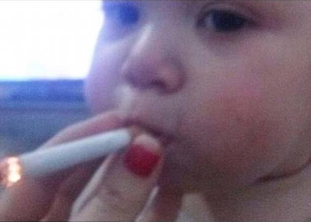 baby smoking