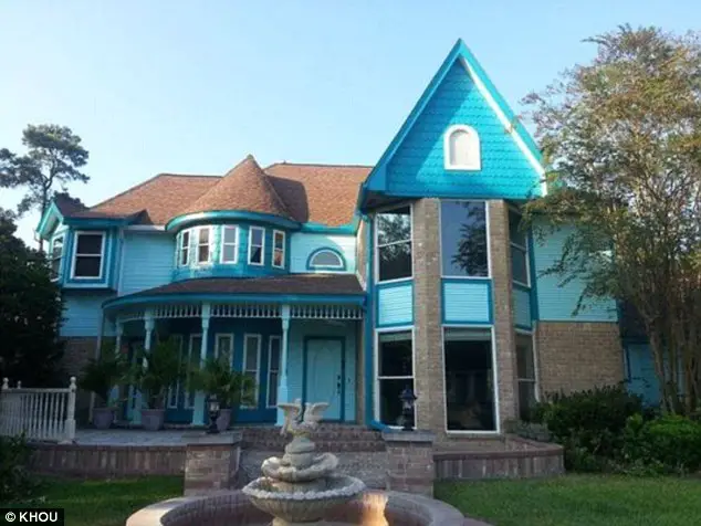 blue house