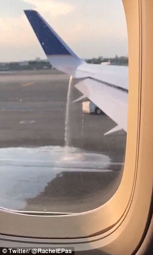 air plane leaking fuel