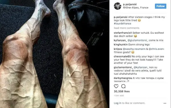 cyclist legs