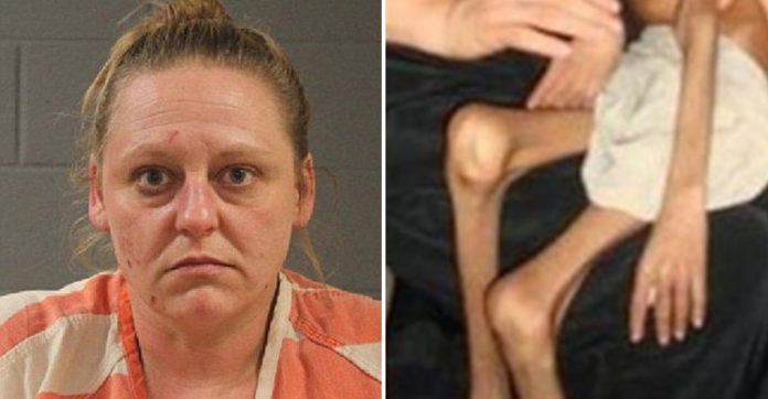 cops puke when they see where cruel mother locked her 12-year-old
