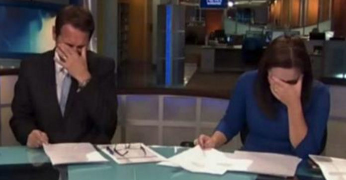 news bloopers anchors laughing