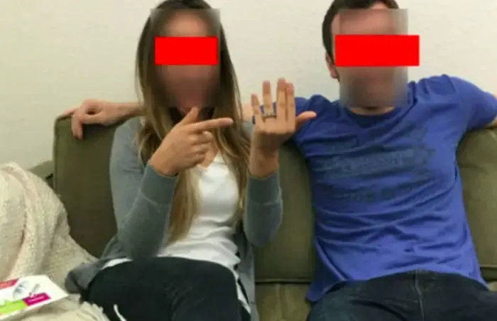 couple engagement photo
