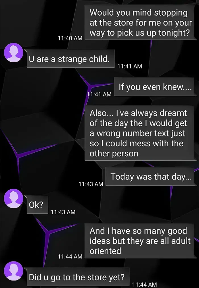 wrong number text