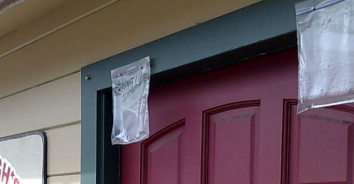If You See A Bag Filled With Water Above Someone S Front Door