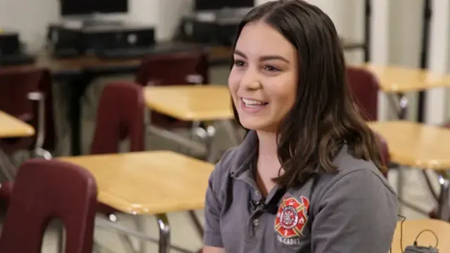 student saves cop