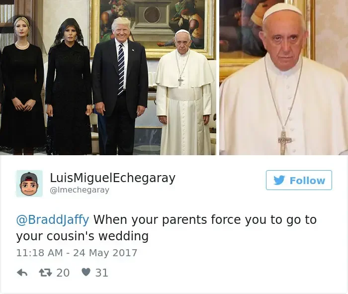 Pope meets Trump