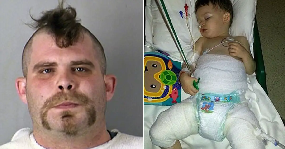 boiling water toddler put boyfriend daniel rose soiling nappy mom 8k shares