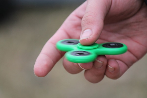 fidget spinner accident
