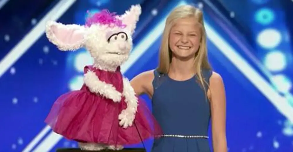 12YearOld Earns Golden Buzzer for Her Amazing Singing Ventriloquism