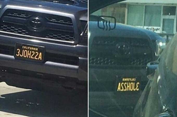 license plate