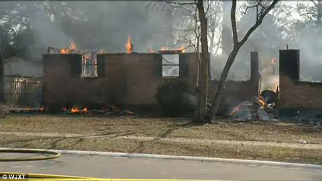 mom burns house down