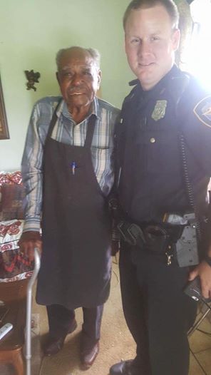veteran and cops