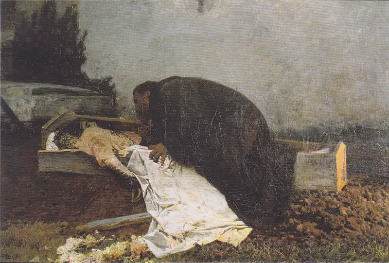 man and dead woman