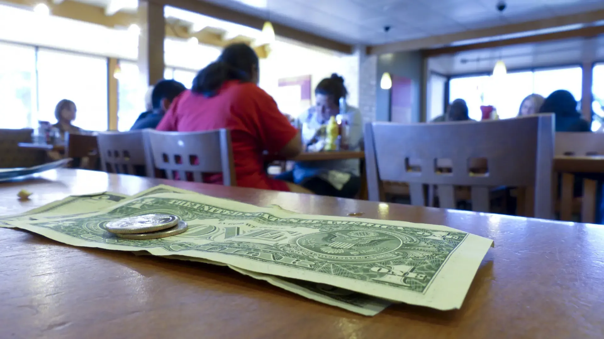 man at diner