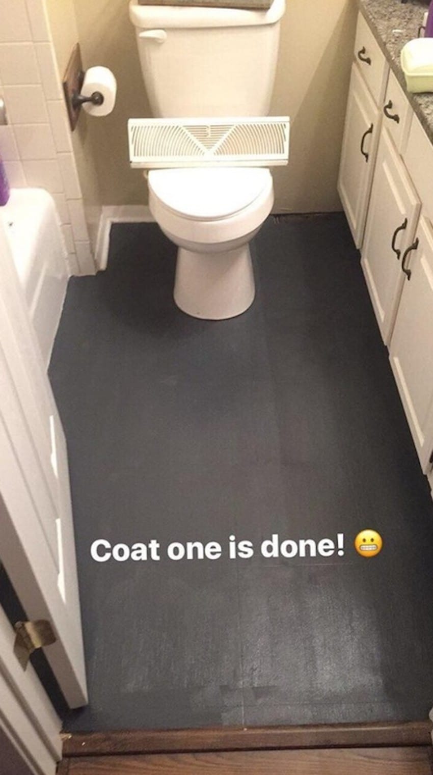 black bathroom tiles