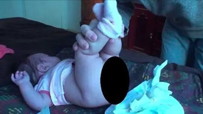 changing diapers