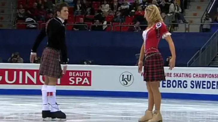 siblings face off on ice