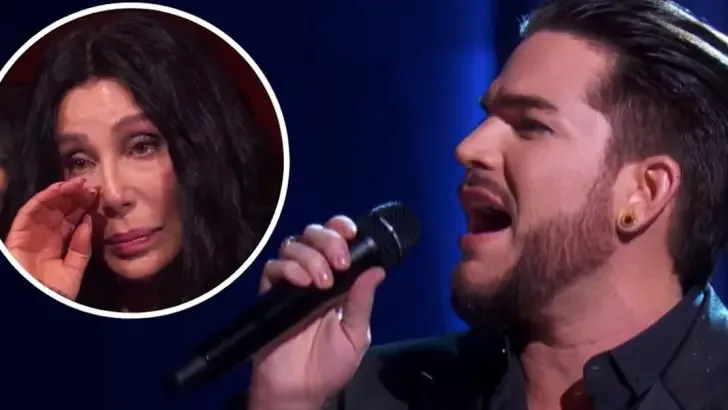 adam lambert brought cher to tears