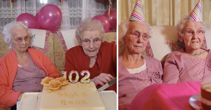 britain-oldest-twins-aged-102 britain oldest twins aged 102