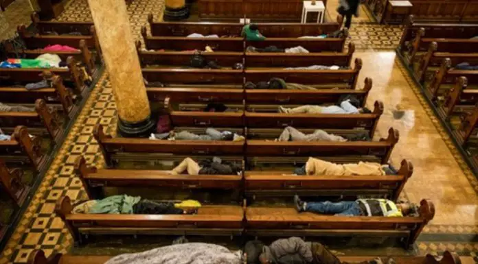 church opens doors homeless people