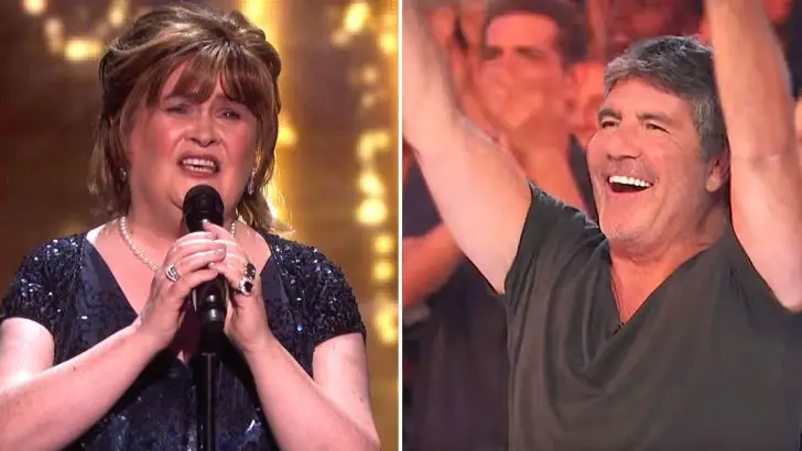 susan boyle earns the golden buzzer