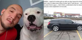Randy Etter and dog Gemini