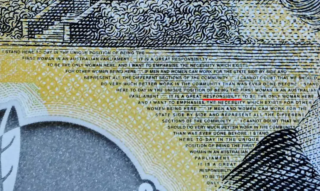 australia new 50 bills typo