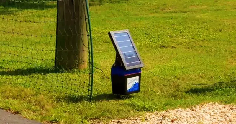 neighbor installs electric fence