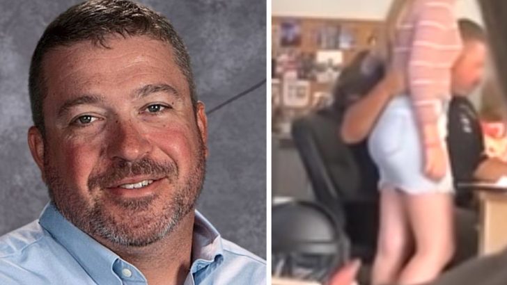 teacher suspended touching female student