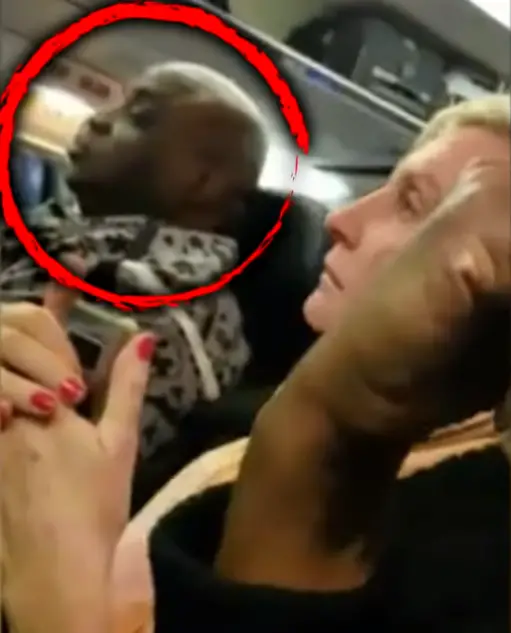 rude woman fat shaming passengers