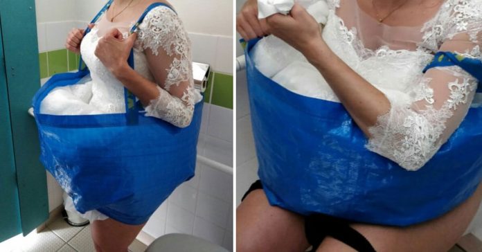 ikea-bag-hack-bride-struggle