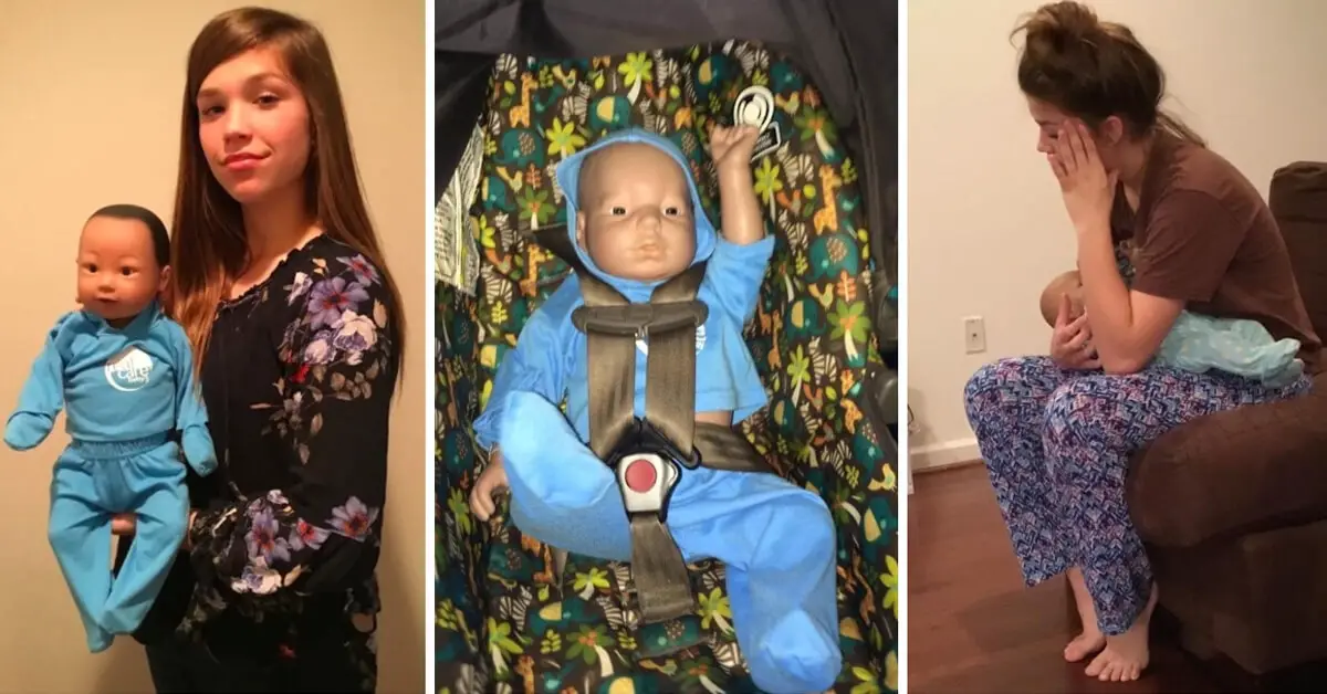 Girl Brings Home A Robotic Baby For The Weekend As Class Assignment