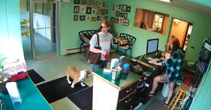 woman-eye-patch-abandons-dog
